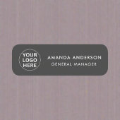 ビジネスロゴlクリーングレープロフェッショナル会社 名札