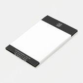 ビジネスロゴlプロモーションブラック&ホワイトプロモーション ポストイット (アングル)