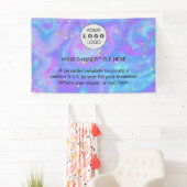 ビジネスロゴNavy Blueプロフェッショナル5’ 横断幕 (インサイチュ)