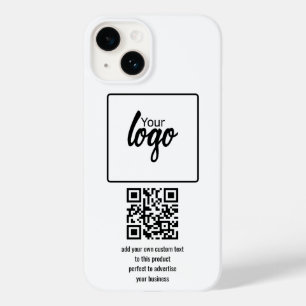 ビジネスロゴQRコードと文字 Case-Mate iPhone 14ケース