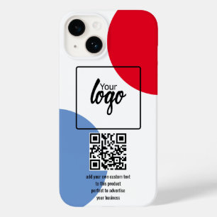 ビジネスロゴQRコードと文字 Case-Mate iPhone 14ケース
