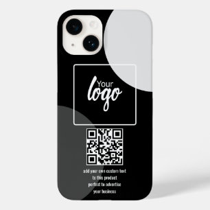 ビジネスロゴQRコードと文字 Case-Mate iPhone 14ケース
