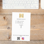 ビジネスロゴqrコードインスタグラムカスタム文字 チラシ<br><div class="desc">ホワイト背景.ビジネスのロゴ、名前、住所、テキスト、独自のQRコードをInstagramアカウントにカスタマイズして追加する。背面に文字を追加する。</div>