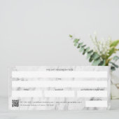 ビジネスロゴQRコードギフト証明書伝票 (スタンド正面)