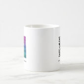 ビジネスロゴQRコードスキャンのモダンシンプル コーヒーマグカップ (中央)