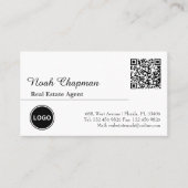 ビジネスロゴQRコードプロフェッショナルサービス 名刺 (正面)