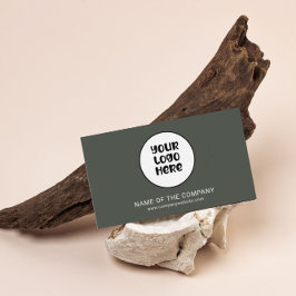 ビジネスロゴQRコードプロフェッショナルミニマリスト 名刺