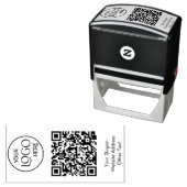 ビジネスロゴQRコードプロモーションモダン セルフインキングスタンプ (インサイチュ)