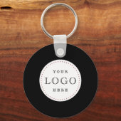 ビジネスロゴQRコード両面 キーホルダー (正面)