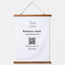 ビジネスロゴQRソーシャルメディア名で接続