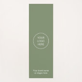 ビジネスロゴSage Green Yoga Mat ヨガマット (正面)