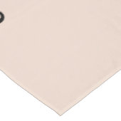 ビジネスロゴSNSソフトピンクディスプレイ テーブルクロス (アングル)