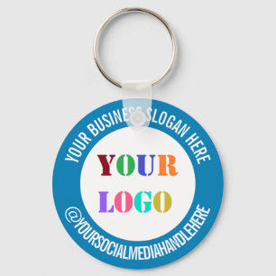 ビジネスロゴSocial Media Keychainの例 キーホルダー