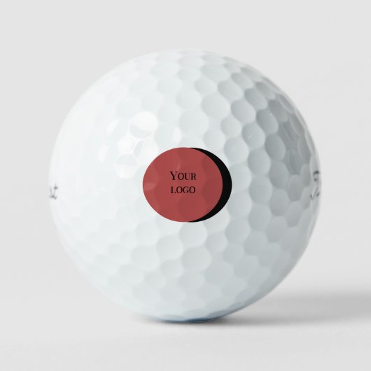 ビジネスロゴTitleist Pro V1 ゴルフボール (正面)