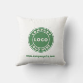 ビジネスロゴWebサイトの企業の追加Office Decor クッション (裏面)