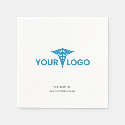 ビジネスロゴWebサイトの追加紙 スタンダードカクテルナプキン (正面)