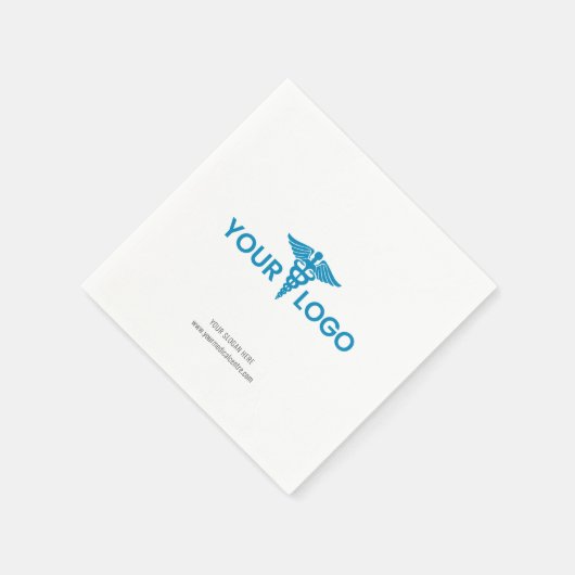 ビジネスロゴWebサイトの追加紙 スタンダードカクテルナプキン (角)