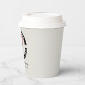 ビジネスロゴWebサイトアドレスのプロモーションの追加 紙コップ (左)