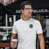 ビジネスロゴWebサイトアドレス従業員の追加 Tシャツ