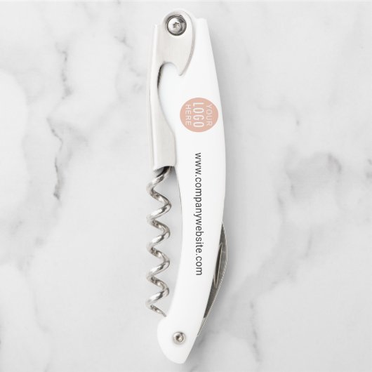 ビジネスロゴWebサイトスローガン従業員スワッグ ソムリエナイフ (正面)