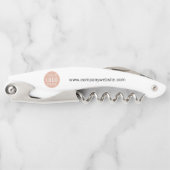 ビジネスロゴWebサイトスローガン従業員スワッグ ソムリエナイフ (正面)