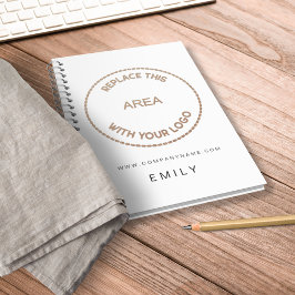 ビジネスロゴWebサイト名（白） ノートブック