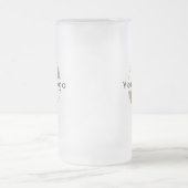 ビジネスロシンプルゴのクリーンミニマル会社 フロストグラスビールジョッキ (中央)