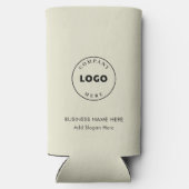 ビジネスロシンプルゴモダン企業の従業員 スリム缶クーラー (裏面)