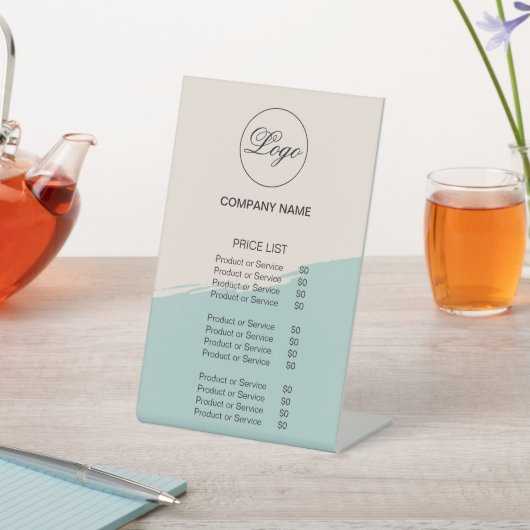 ビジネスロシンプルゴ価格表 台座サイン