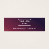 ビジネスロパーソナライズされたゴ文字ラベルつるラベル (正面)