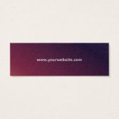 ビジネスロパーソナライズされたゴ文字ラベルつるラベル (裏面)