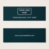 ビジネスロパーソナライズされたゴ文字ラベルつるラベル (正面&裏面)