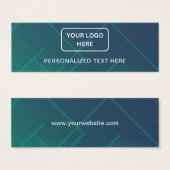 ビジネスロパーソナライズされたゴ文字ラベルつるラベル (正面&裏面)