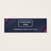 ビジネスロパーソナライズされたゴ文字ラベルつるラベル (正面)