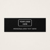 ビジネスロパーソナライズされたゴ文字ラベルつるラベル (正面)