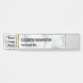 ビジネスロフェイクゴ大理石従業員名役職 サインプレート (正面)