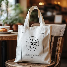 ビジネスロミニマルゴモダンタイポグラフィ縁ど トートバッグ