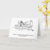 ビジネスワークプレイスのユーモアのグリーティングカード カード (黄色い花)