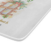 ビジネス不動産仲介業者クリスマスホームハート カッティングボード (角)