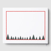 ビジネス企業のおもしろいクリスマスパーティーカスタム ゲストブック (裏面)