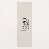 ビジネス企業ののロゴと文字のプロモーション ヨガマット (正面)