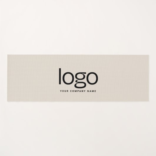 ビジネス企業ののロゴと文字のプロモーション ヨガマット (正面(横))