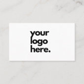 ビジネス企業のカードデザインのロゴテンプレート 名刺 (裏面)