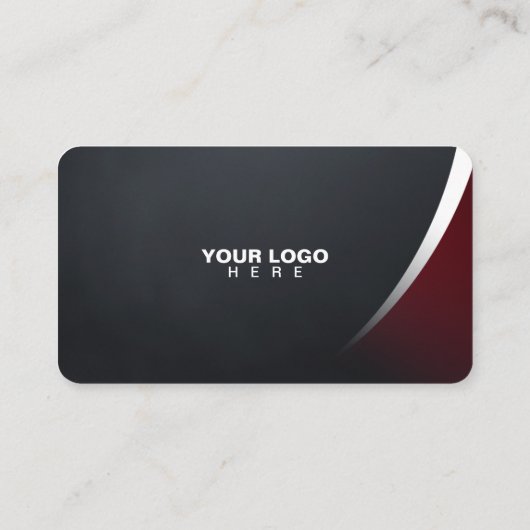 ビジネス企業のカードデザイン 名刺 (裏面)