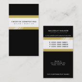 ビジネス企業のカード：：ハイテクzing 3P 名刺 (正面/裏面)