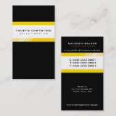 ビジネス企業のカード：：ハイテクzing 6P 名刺 (正面/裏面)