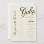 ビジネス企業のチャリティ募金エレガント 招待状 (正面)