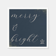 ビジネス企業のネイビーと金ゴールドホリデー