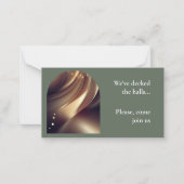 ビジネス企業のパーティの招待状 ノートカード (正面)