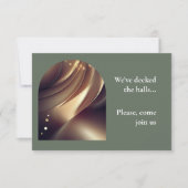 ビジネス企業のパーティの招待状 ノートカード (正面)